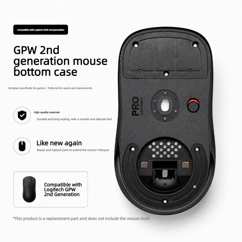 Zamienna dolna obudowa myszy d – Logitech Mouse G Pro X Superlight recenzja i cena
