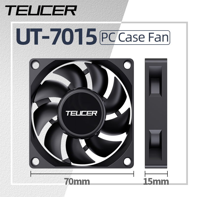 Teucer UT-7015 7cm Wentylator  – Gaming Accessories Rack recenzja i cena